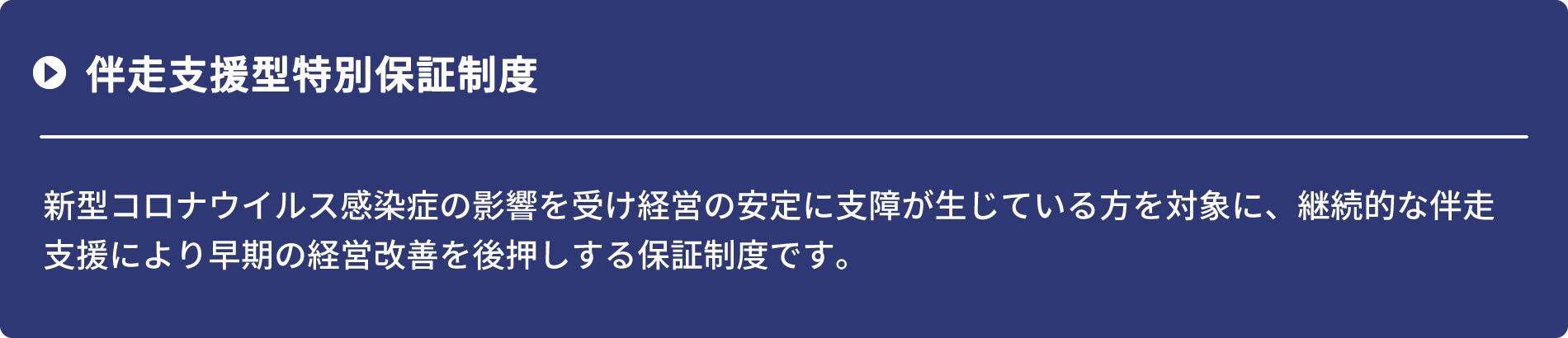 伴走支援型特別保証制度