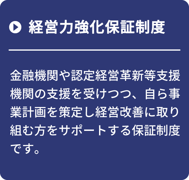 経営力強化保証制度